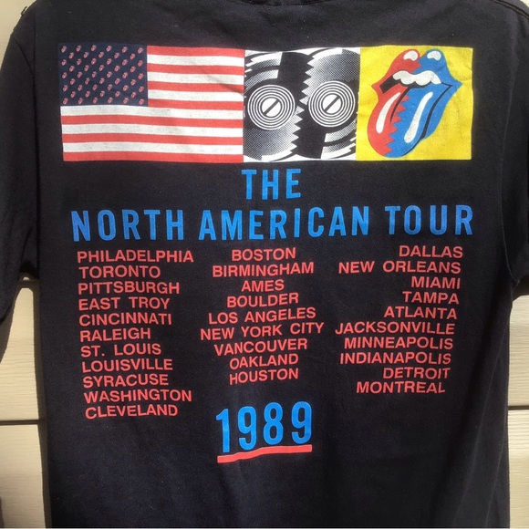 Vintage 1989 Rolling Stones Tour T-Shirt! - Picture 7 of 8